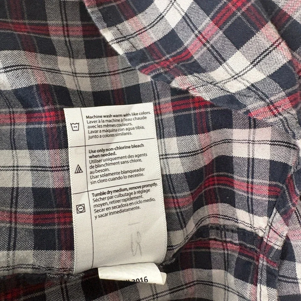 Carhartt Ford Shirt Mens Size XL Blue Plaid Relaxed Fit Button Down Long Sleeves